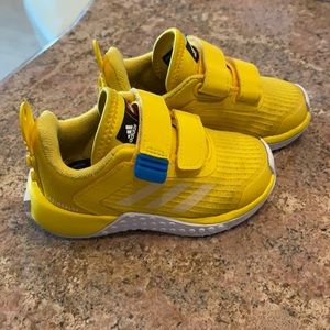Toddler Adidas Lego Sneakers size 6k in yellow